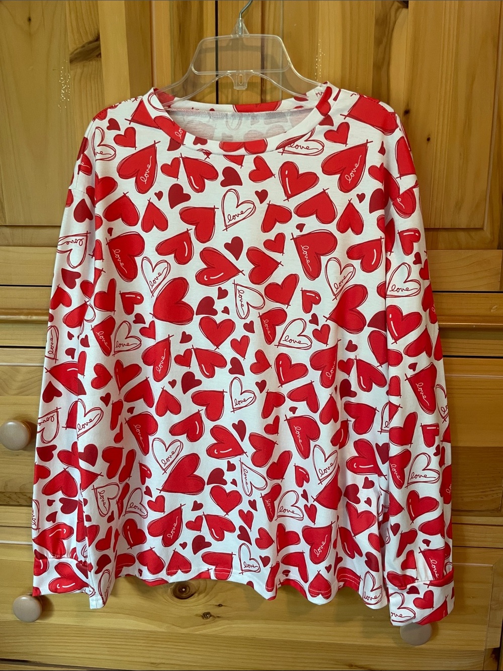 Emery Rose Valentine long sleeved shirt